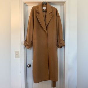 Loft Tan Overcoat size XL